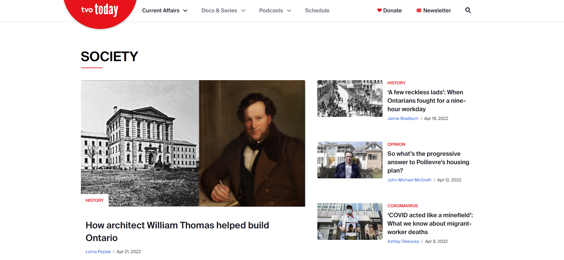 How architect William Thomas helped build Ontario