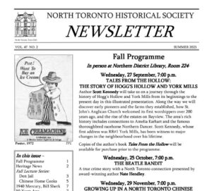 NTHS newsletter screen cap